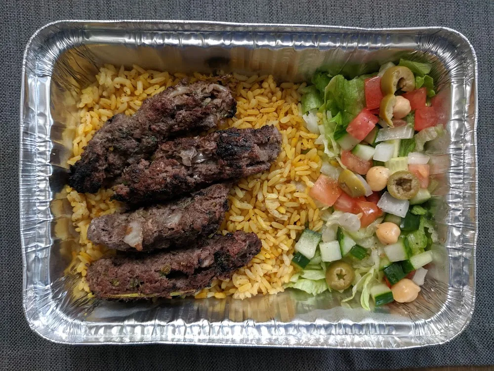 Kofta Kabob Platter